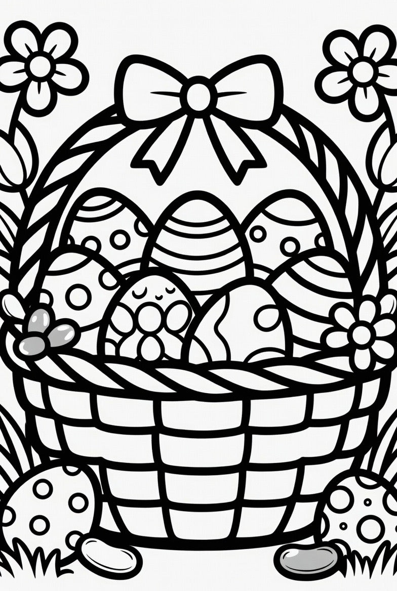 Easter Printable Coloring Pages Download