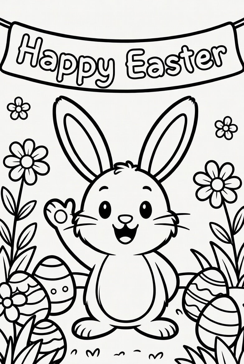 Easter Printable Coloring Pages Download